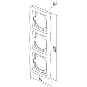 ΠΛΑΙΣΙΟ 3Θ ΚΑΘΕΤΟ PW TEM EKONOMIK - 24153