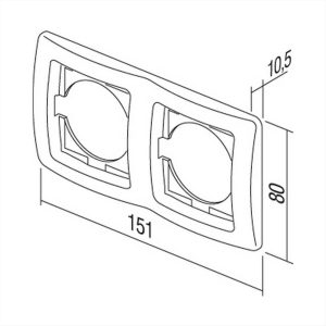ΠΛΑΙΣΙΟ 2Θ ΟΡΙΖΟΝΤΙΟ NB TEM EKONOMIK - 26159