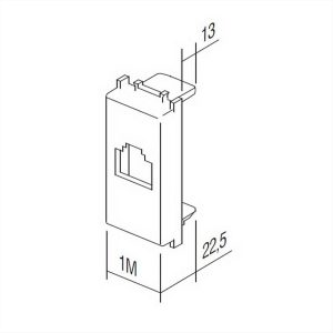 ΠΛΑΚΙΔΙΟ KS KEYSTONE 1M ES TEM MODUL - 24587