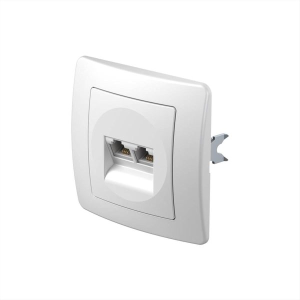 ΠΡΙΖΑ ΤΗΛΕΦΩΝΙΚΗ ΔΙΠΛΗ KS 2*RJ11 6/4 PW TEM EKONOMIK - 17986
