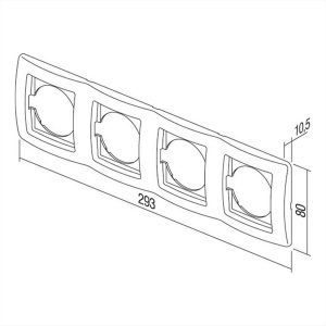 ΠΛΑΙΣΙΟ 4Θ ΟΡΙΖΟΝΤΙΟ PW TEM EKONOMIK - 24445