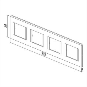 ΠΛΑΙΣΙΟ LINE 4*2M ES TEM MODUL - 24917