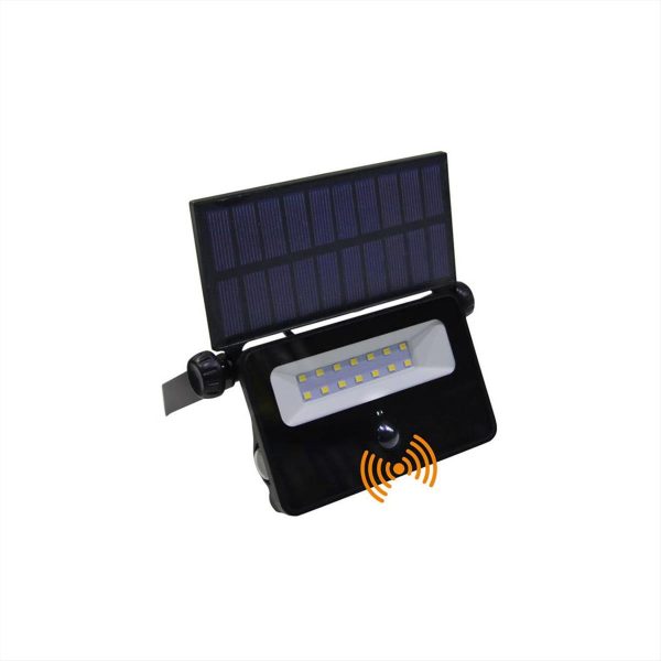 ΠΡΟΒΟΛΕΑΣ LED 8W 900Lm 4000Κ ΗΛΙΑΚΟΣ ME ΑΝΙΧΝΕΥΤΗ ΚΙΝΗΣΗΣ ΚΑΙ ΦΩΤΟΚΥΤΑΡΟ ADELEQ - 5-0811