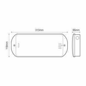 ΦΩΤΙΣΤΙΚΟ ΑΣΦΑΛΕΙΑΣ LED IP65 OLYMPIA ELECTRONICS GR-1935/15L - 923193500