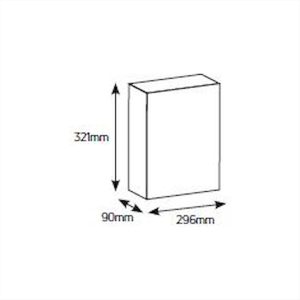 ΠΙΝΑΚΑΣ ΧΩΝΕΥΤΟΣ ΜΕΤΑΛΛΟΠΛΑΣΤΙΚΟΣ 2*12Θ ΔΙΑΦΑΝΗ ΠΟΡΤΑ GEYER ΔΕΛΤΑ - VU243G
