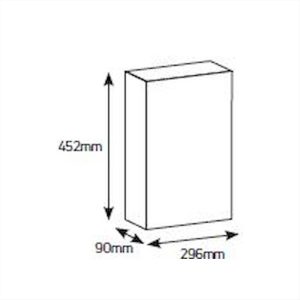 ΠΙΝΑΚΑΣ ΧΩΝΕΥΤΟΣ ΜΕΤΑΛΛΟΠΛΑΣΤΙΚΟΣ 3*12Θ ΔΙΑΦΑΝΗ ΠΟΡΤΑ GEYER ΔΕΛΤΑ - VU344G