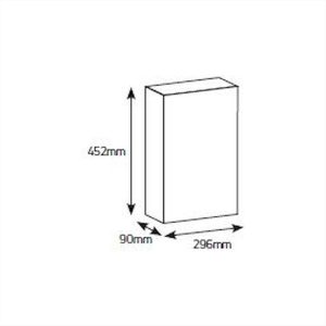 ΠΙΝΑΚΑΣ ΧΩΝΕΥΤΟΣ ΜΕΤΑΛΛΟΠΛΑΣΤΙΚΟΣ 3*12Θ ΛΕΥΚΗ ΠΟΡΤΑ GEYER ΔΕΛΤΑ - VU344