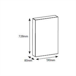 ΠΙΝΑΚΑΣ ΧΩΝΕΥΤΟΣ ΜΕΤΑΛΛΙΚΟΣ 4*20Θ ΑΔΙΑΦΑΝΗ ΠΟΡΤΑ GEYER ΑΤΛΑΣ - VUS480