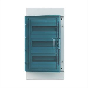 ΠΙΝΑΚΑΣ ΕΞΩΤΕΡΙΚΟΣ ΠΛΑΣΤΙΚΟΣ 4*18Θ IP65 ΔΙΑΦΑΝΗ ΠΟΡΤΑ ABB MISTRAL - 73601