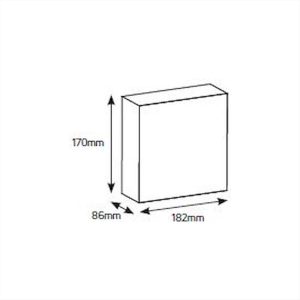 ΠΙΝΑΚΑΣ ΧΩΝΕΥΤΟΣ ΠΛΑΣΤΙΚΟΣ 8Θ ΔΙΑΦΑΝΗ ΠΟΡΤΑ GEYER ΔΙΡΦΥΣ - VU111G
