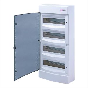 ΠΙΝΑΚΑΣ ΕΞΩΤΕΡΙΚΟΣ ΠΛΑΣΤΙΚΟΣ 4*12Θ IP40 ΔΙΑΦΑΝΗ ΠΟΡΤΑ ETI ECT48PT - 001101020