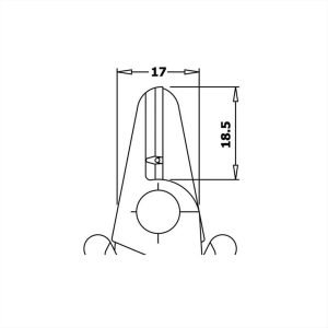 ΚΟΦΤΗΣ ΨΑΛΙΔΙ ΚΑΙ ΑΠΟΓΥΜΝΩΤΗΣ CSF-30 PIERGIACOMI - 01.044.0036