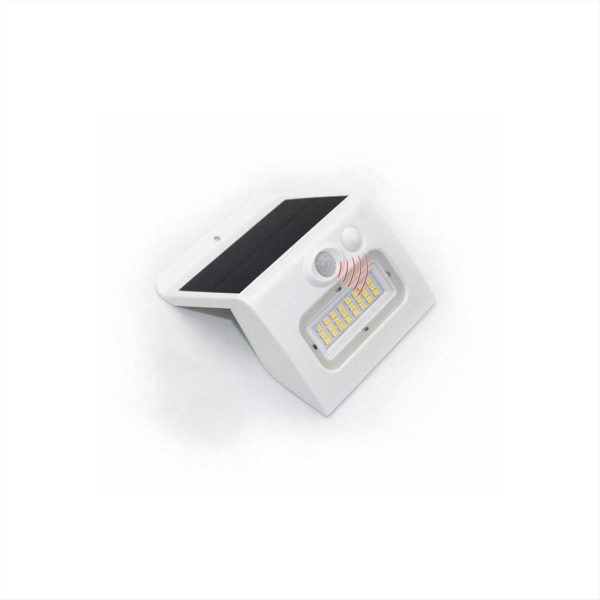 ΠΡΟΒΟΛΕΑΣ LED 3W 300Lm 4000Κ IP65 ΗΛΙΑΚΟΣ ΜΕ ΑΝΙΧΝΕΥΤΗ ΚΙΝΗΣΗΣ & ΦΩΤΟΚ ΜΕΡΑΣ ΝΥΚΤΑΣ ΛΕΥΚΟΣ ADELEQ - 5-0310