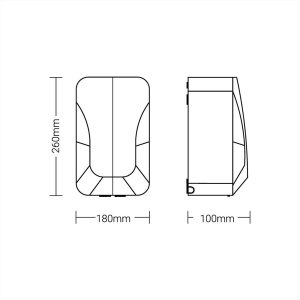 ΣΤΕΓΝΩΤΗΡΑΣ ΧΕΡΙΩΝ TURBO 1000W DC ΜΑΥΡΟΣ LINEME - 22-00402-2