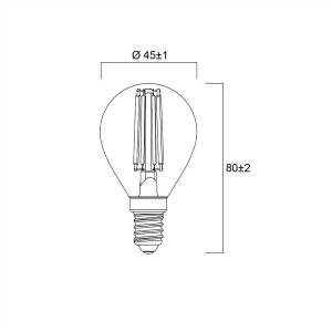 ΛΑΜΠΑ LED Ε14 ΣΦΑΙΡΙΚΗ 4.5W 4000Κ DIMMABLE SYLVANIA - 0029494
