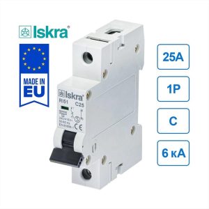 ΑΣΦΑΛΕΙΑ ΑΥΤΟΜΑΤΗ 1*25Α C 6kA ISKRA - 786091104000