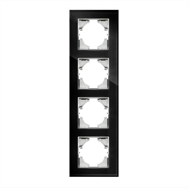 ΠΛΑΙΣΙΟ 4Θ ΚΑΘΕΤΟ ΜΑΥΡΟ LINEME ECO - 50-00128-2