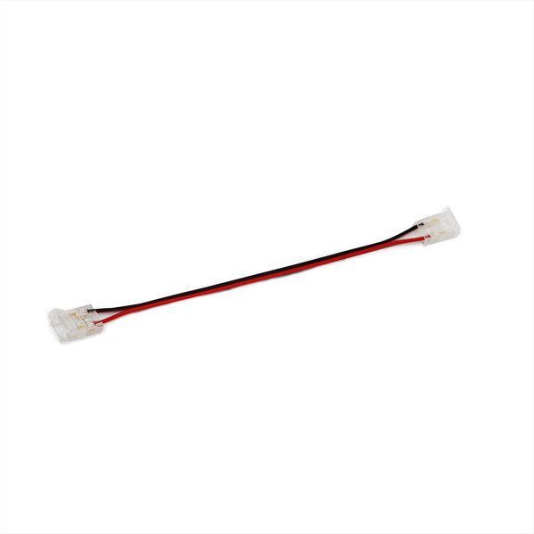 ΜΟΥΦΑ ΜΕ ΚΑΛΩΔΙΟ ΓΙΑ ΤΑΙΝΙΑ LED COB ΜΟΝΟΧΡΩΜΗ 10mm ADELEQ - 30-63