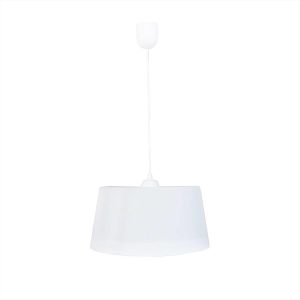 ΦΩΤΙΣΤΙΚΟ ΚΡΕΜΑΣΤΟ 1Φ Ε27 Φ35 ΛΕΥΚΟ DRUM 1L HERONIA - 35-0078