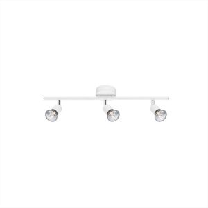 ΦΩΤΙΣΤΙΚΟ ΣΠΟΤ ΡΑΓΑ ΜΕΤΑΛΛΙΚΟ 3*GU10 ΛΕΥΚΟ BASE NOVA LUCE - 661003