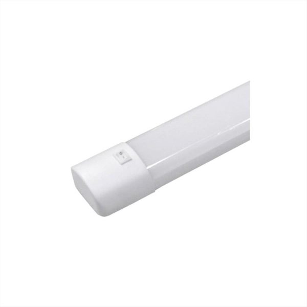 ΦΩΤΙΣΤΙΚΟ LED ΚΟΥΖΙΝΑΣ-ΛΟΥΤΡΟΥ ΜΕ ΔΙΑΚΟΠΤΗ 36W 6000Κ 120cm ΛΕΥΚΟ ADELEQ - 3-9364010