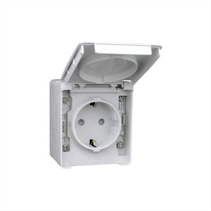 ΠΡΙΖΑ ΣΟΥΚΟ ΑΣΦΑΛΕΙΑΣ IP65 ΛΕΥΚΗ EFAPEL - EF48132BR