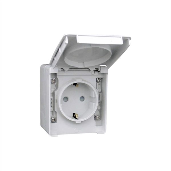 ΠΡΙΖΑ ΣΟΥΚΟ ΑΣΦΑΛΕΙΑΣ IP65 ΛΕΥΚΗ EFAPEL - EF48132BR