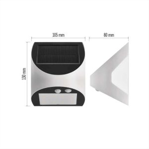 ΦΩΤΙΣΤΙΚΟ LED ΗΛΙΑΚΟ 4000K 240Lm ΜΕ ΑΙΣΘΗΤΗΡΑ IP54 ΛΕΥΚΟ LUMI EMOS - ZG172S