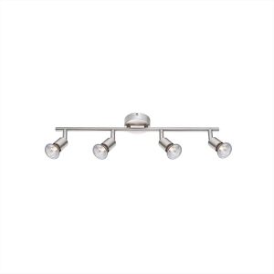ΦΩΤΙΣΤΙΚΟ ΣΠΟΤ ΡΑΓΑ ΜΕΤΑΛΛΙΚΟ 4*GU10 BASE NOVA LUCE - 660004