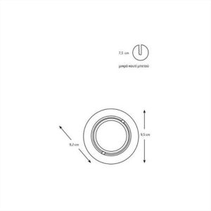 ΣΠΟΤ ΧΩΝΕΥΤΟ E14 R50 ΜΙΚΡΟ ΚΟΥΤΙ ΜΠΕΤΟΥ ΛΕΥΚΟ Α140 ARAPIDIS - Α140-ΛΕ
