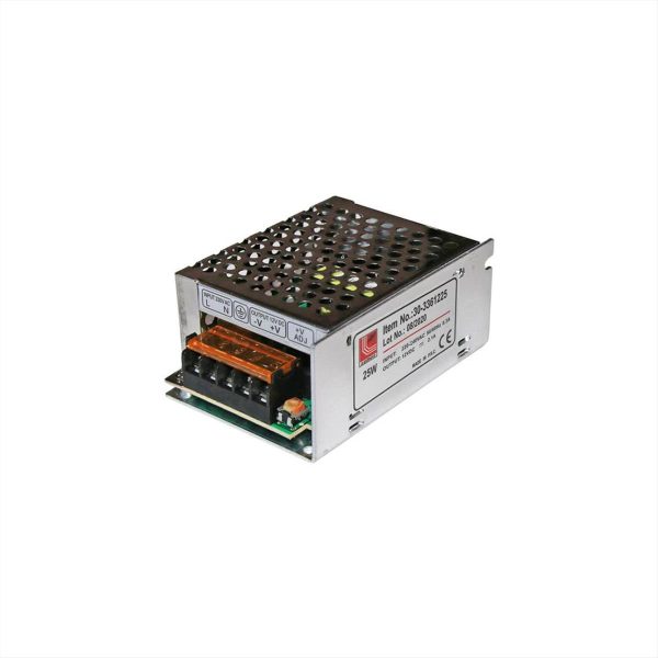 ΤΡΟΦΟΔΟΤΙΚΟ 12V 25W ΑΛΟΥΜΙΝΙΟΥ IP20 ADELEQ - 30-3361225
