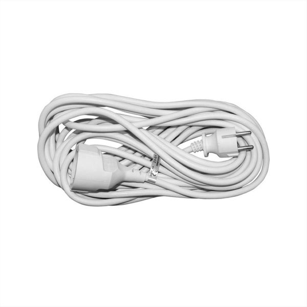 ΠΡΟΕΚΤΑΣΗ ΣΟΥΚΟ 3*1.5mm 10m ΛΕΥΚΗ ADELEQ - 15-31510