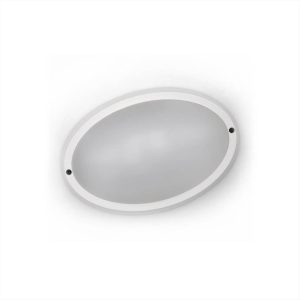 ΦΩΤΙΣΤΙΚΟ LED ΑΠΛΙΚΑ PC ΟΒΑΛ 15W 4000Κ IP65 ΛΕΥΚΗ ADELEQ - 21-240150