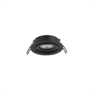 ΦΩΤΙΣΤΙΚΟ ΣΠΟΤ ΚΙΝΗΤΟ ΧΩΝΕΥΤΟ GU10 ΜΑΥΡΟ REDO NOVA LUCE - 9350441