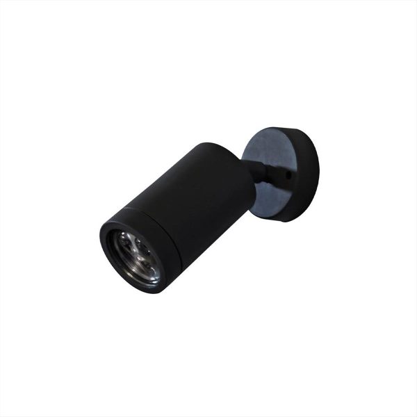 ΦΩΤΙΣΤΙΚΟ ΣΠΟΤ GU10 ΠΛΑΣTIKO ΜΑΥΡO C-01 ΚΕΥ 1L HERONIA - 15-0053