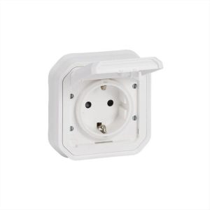 ΠΡΙΖΑ ΣΟΥΚΟ ΠΛΗΡΗΣ ΧΩΝΕΥΤΗ ΛΕΥΚΗ PLEXO IP55 LEGRAND - 069868L