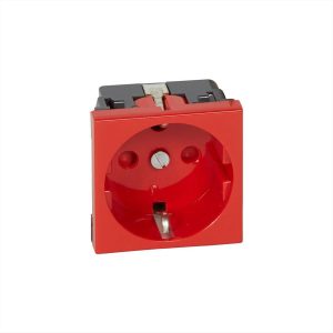 ΠΡΙΖΑ ΣΟΥΚΟ 2P+E UPS KOKΚΙΝΗ MOSAIC LEGRAND - 077214