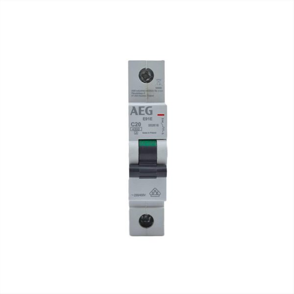 ΑΣΦΑΛΕΙΑ ΑΥΤΟΜΑΤΗ 1*20Α C 4,5kA AEG - 552618