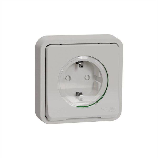 ΠΡΙΖΑ ΣΟΥΚΟ ΜΕ ΚΑΠΑΚΙ ΧΩΝΕΥΤΗ IP55 ΛΕΥΚΗ MUREVA STYL SCHNEIDER - MUR39132