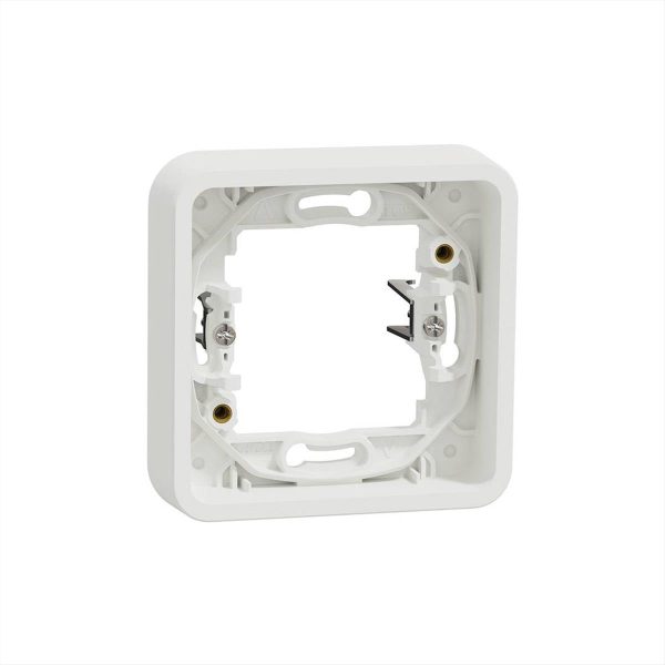 ΒΑΣΗ ΣΤΗΡΙΞΗΣ 1Θ ΧΩΝΕΥΤΗ ΛΕΥΚΗ IP65 MUREVA STYL SCHNEIDER - MUR39108