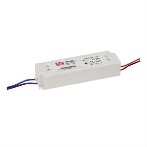 ΤΡΟΦΟΔΟΤΙΚΟ 24V 35W ΠΛΑΣΤΙΚΟ IP67 LPV-35-24 MEANWELL - 01.125.0057