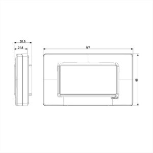 ΒΑΣΗ ΣΤΗΡΙΞΗΣ 4 ΘΕΣΕΩΝ ΜΕ ΒΙΔΕΣ IP55 ISOSET VIMAR - 14944.01