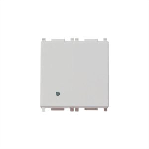 ΔΙΑΚΟΠΤΗΣ ΑΛΕΡΕΤΟΥΡ 2M 1P 10AX SILVER PLANA VIMAR - 14004.2.SL