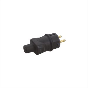 ΦΙΣ ΣΟΥΚΟ 2P+E ΚΑΟΥΤΣΟΥΚ IP44 ΜΑΥΡΟ LEGRAND - 050196