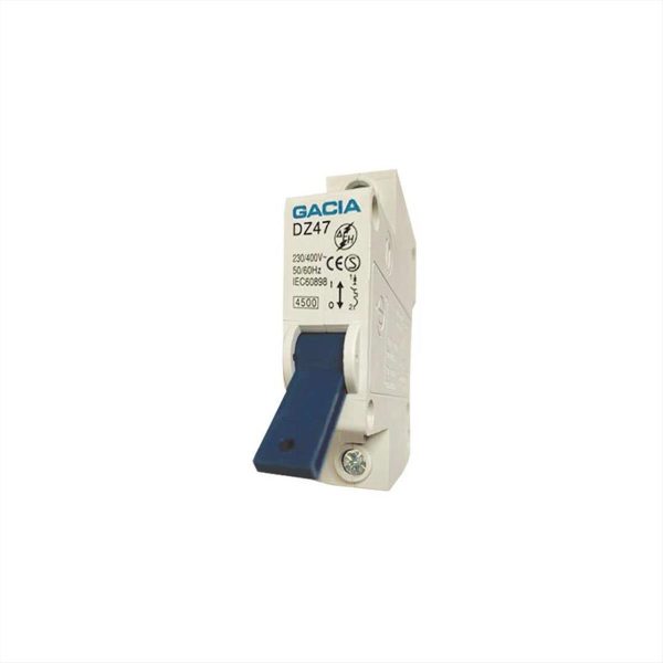 ΑΣΦΑΛΕΙΑ ΑΥΤΟΜΑΤΗ ΔΕΗ 1*40Α C 4.5kA GACIA - 500-42150
