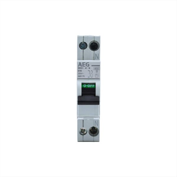 ΑΣΦΑΛΕΙΑ ΑΥΤΟΜΑΤΗ 1*10+Ν C 4.5kA 1M DCC41NC AEG - 695176