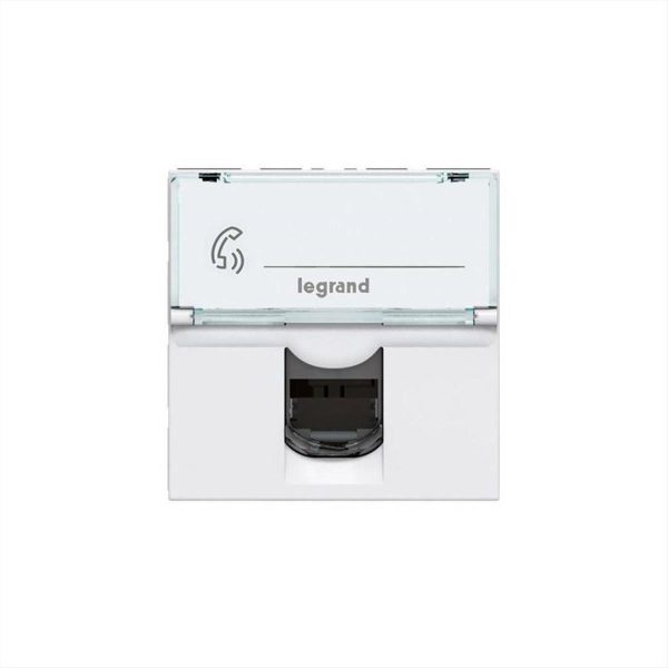 ΠΡΙΖΑ ΤΗΛΕΦΩΝΙΚΗ RJ11 2Μ 4 ΕΠΑΦΩΝ MOSAIC LEGRAND - 078731