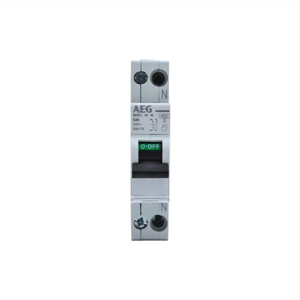 ΑΣΦΑΛΕΙΑ ΑΥΤΟΜΑΤΗ 1*20+Ν C 4.5kA 1M DCC41NC AEG - 695178