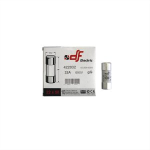 ΦΥΣΙΓΓΙΟ ΚΥΛΙΝΔΡΙΚΟ 22*58mm 32Α gG DF ELECTRIC - 88-2032