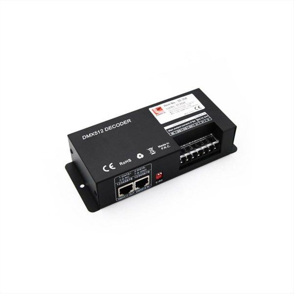 CONTROLLER DMX512 ΓΙΑ LED RGB 12VDC/288W 24VDC/576W 24A - 30-308